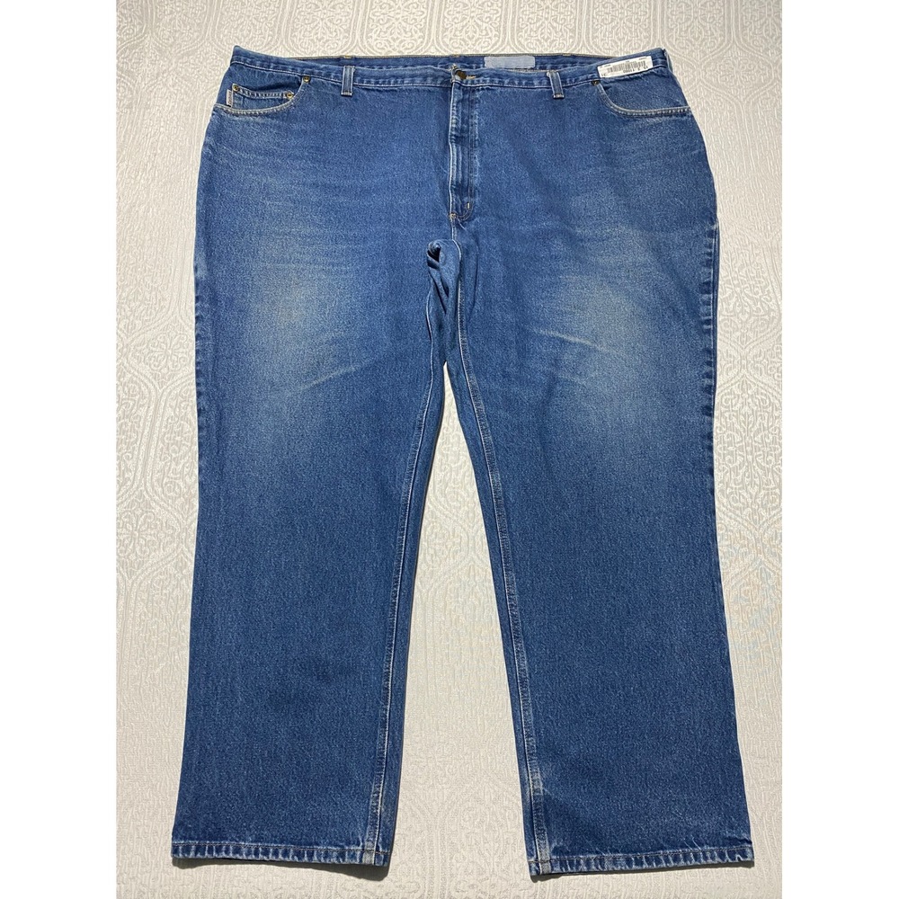 Carhartt Mens Relaxed Fit Straight Leg Jeans Blue Denim 54x32 381-83